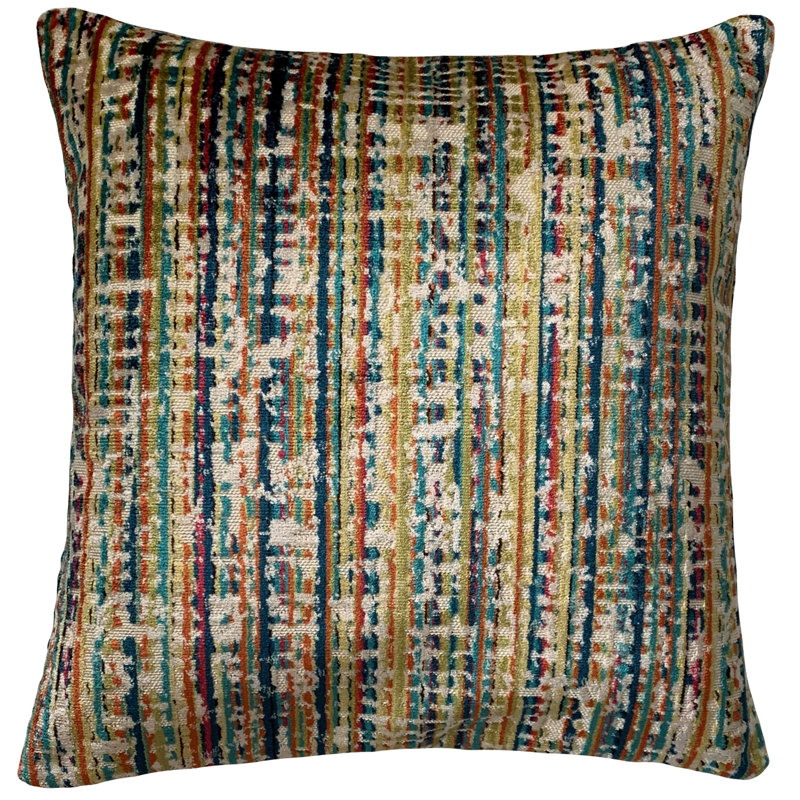 Reversible Throw Pillow, 20" x 20", Green