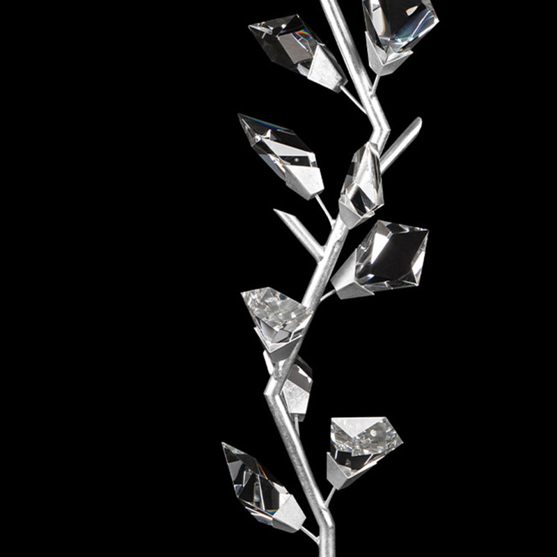 Lampe de table 35,5 po Foret, Argent, Noir