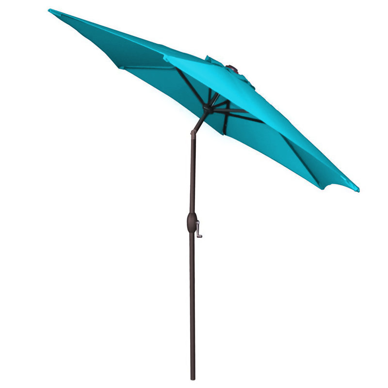 Parasol de marché 9 pi Panama Jack, Bleu sarcelle, Bronze