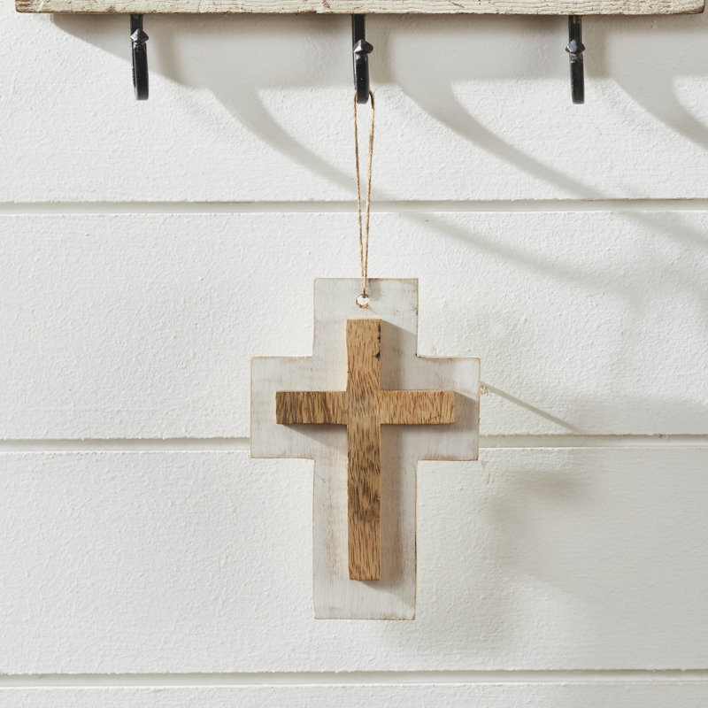 Ornement suspendu en bois 6 x 4