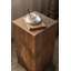 Table d'appoint carrée en bois naturel-727202530