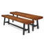 Banc d'extérieur en bois de peuplier-1193946698