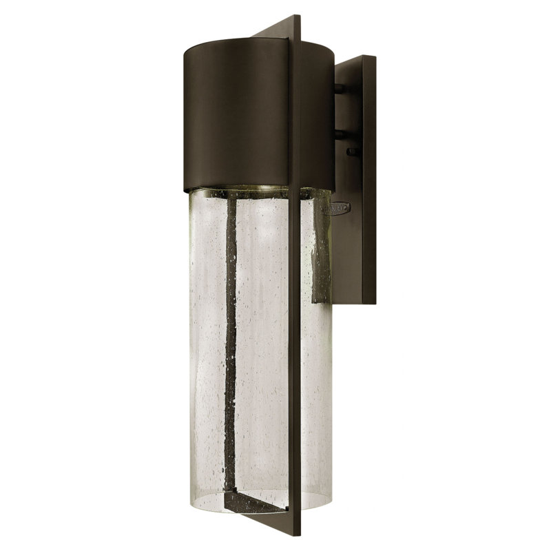 Shelter 1-Light Outdoor Sconce, 20.5" H x 6.25" W, Buckeye Bronze, MED