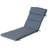 77" x 25" Outdoor Patio Chaise Lounge Cushion with Straps-658384860