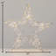32" Christmas Large Silver Lighted Star