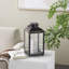 Cole And Grey Metal Modern Candle Lantern With Gold Accents