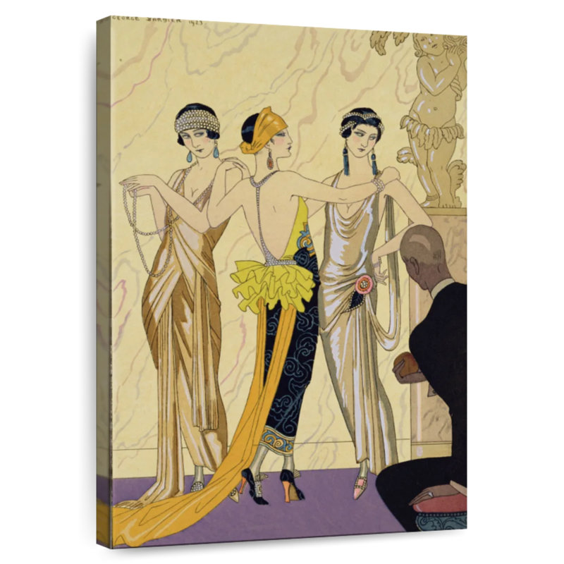 Navette le Jugement de Paris, 1920-30, H 39 po x l 26 po