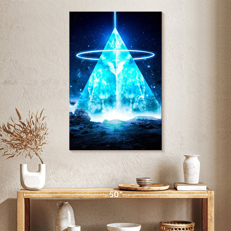 Kelan Higher Powers, 39" H x 26" W