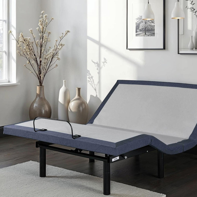 Base de lit simple TG réglable avec trois modes de vibration et réglages de la position de la tête et des pieds
