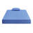 7inch Full Mattress and Pillow Set Breathable Fabric Gel-Infused Memory Foam Mattress, Blue, Mattress in a Box