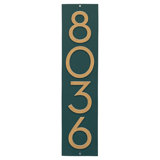 Floating Modern 3" Number Vertical Address Plaque (4 Digits)