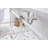 Aaliyah Marble Oval Console Bathroom Vanity with Faucet and Overflow-814942918