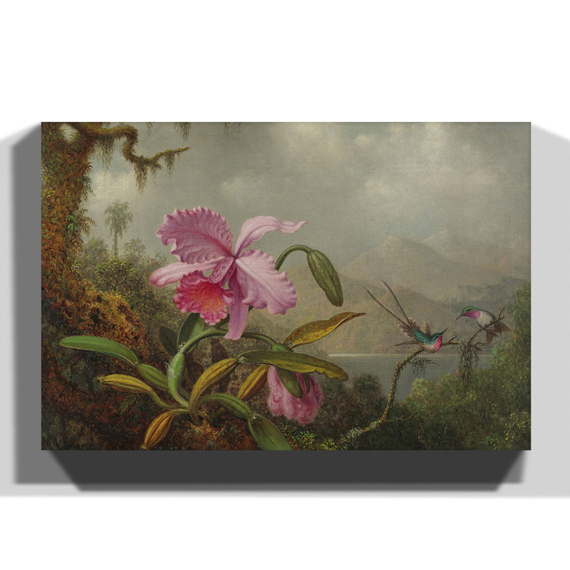Martin Johnson Heade - Wrapped Canvas Painting, 70cm H x 100cm W