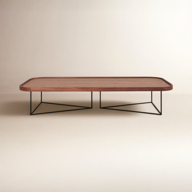 Table basse Porter, Noyer