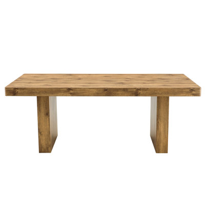 78.7"*39.4" Inches Wood - Grain Dining Table, 29.9" Tall, Multi Functional For Home And Office Settings, Harmonious With Decor, Non Slip Legs High, Purpose, Interior Fit, Pads On