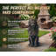 Statue de jardin majestueux 20,5 po H, statue de jardin en résine résistante aux intempéries avec finition bronze