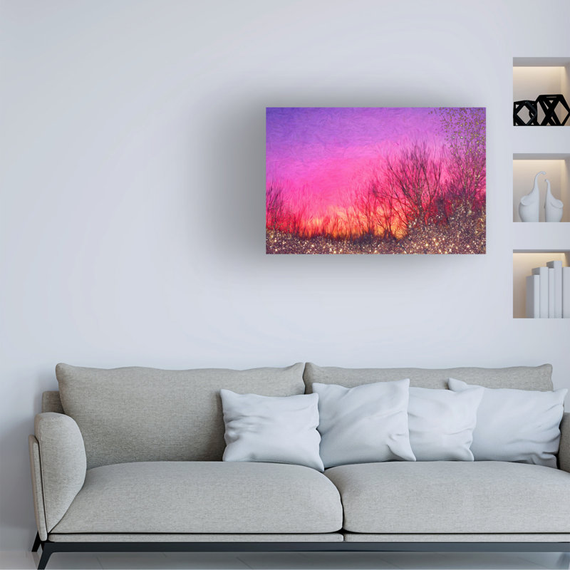 Œuvre d'art sur toile, Tina Lavoie, H 16 po x l 24 po
