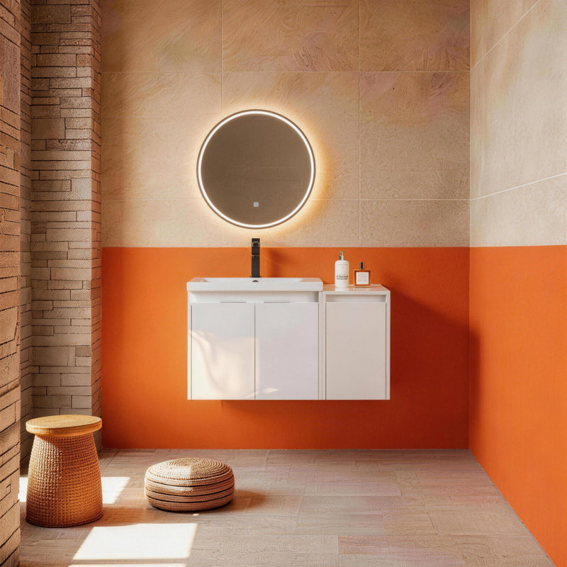 Meuble-lavabo flottant cube 36 "(RTA), 36"