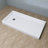 60" X 30" Single Threshold Shower Pan Base In White With Left Drain