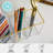 Martha Stewart Kerry Plastic 4 Compartment Desktop Pen Holder and Organizer