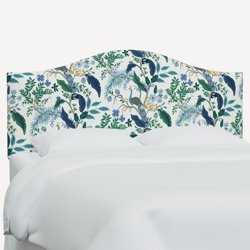 Mayfair Headboard, Twin, Rpc Garden Party Blue Linen