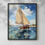 NAUTICAL Series CCCCXXI - Impression encadrée de qualité supérieure - Prêt à être accroché - Aucun clou requis-256000771-256000763