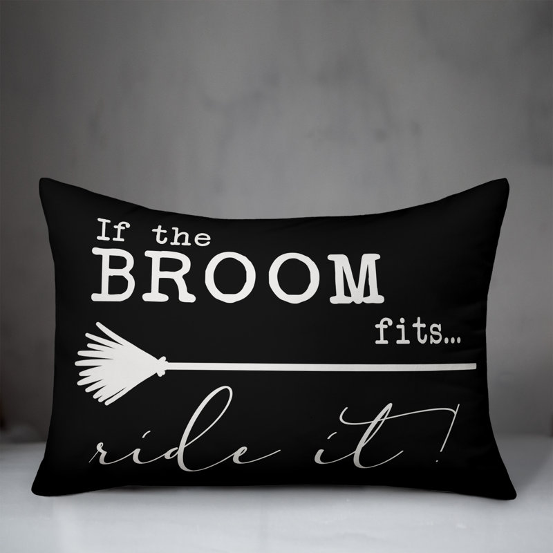  Housse de coussin rectangulaire et insert The Broom Fits
