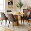 Modern Faux Leather Upholstered Dining Chair with High Back -1625073374