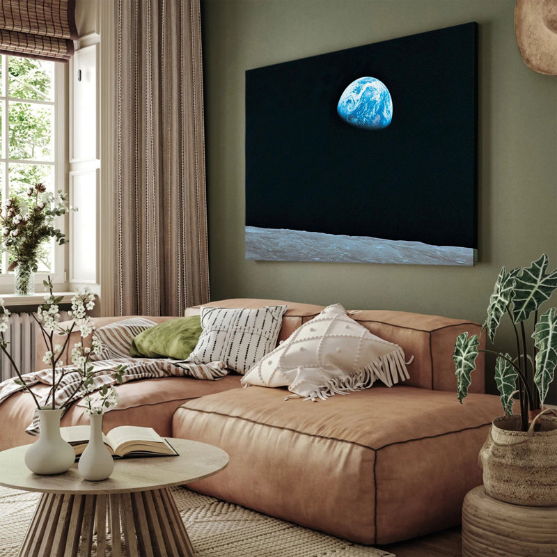 Affiche photo NASA Apollo 8 Earthrise, 20x30inch