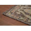 Tapis brun teint en laine Oushak 3 x 4