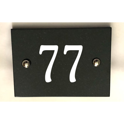 Brumby 10cm H Reflective Stone House Number