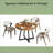 Sleek Greeting Table,Dining Table,Kitchen Dinner Table