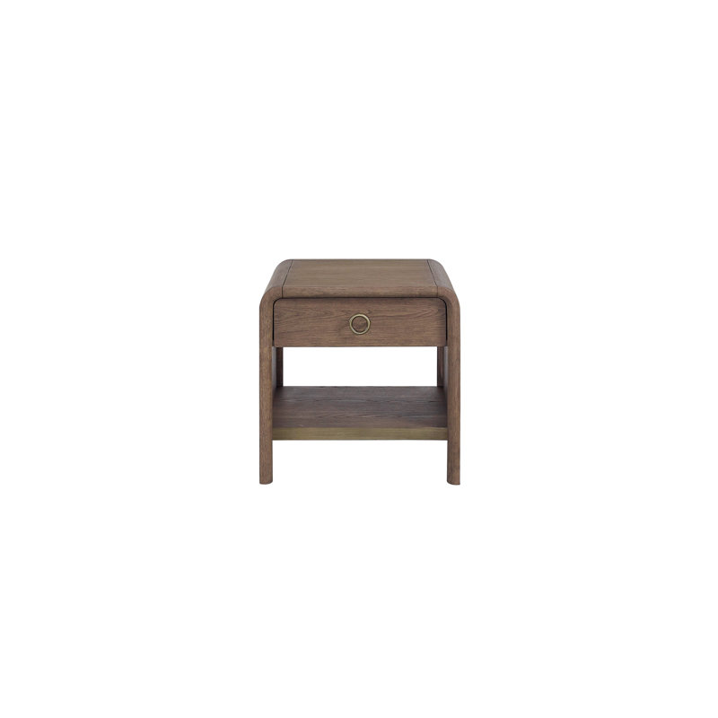 Waterfall End Table - Latte