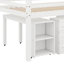 Lit mezzanine bas bas avec commode, tablettes et bureau, lit multifonctionnel-1805143809