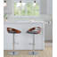 Tabouret de bar pivotant réglable Mid-Century moderne et revêtement en similicuir-1649522943
