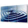 Blue Square Water Splash Canvas 3 Panel Set
