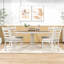 Ensemble de salle à manger à piédestal 5 pièces Gracelinn, table de salle à manger extensible ronde en bois et 4 chaises rembourrées-2078574723-2078574721-2078574722