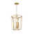 Blanc mat / laiton bruni
