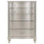 Commode et commode en chêne argenté, rangement polyvalent pour chambre à coucher / salon