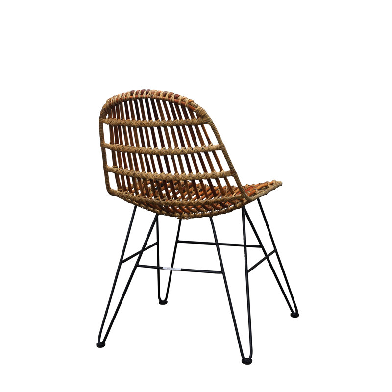 Padmini Patio Dining Side Chair with Cushion