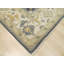 Tapis bleu traditionnel en laine noué à la main 8 x 8