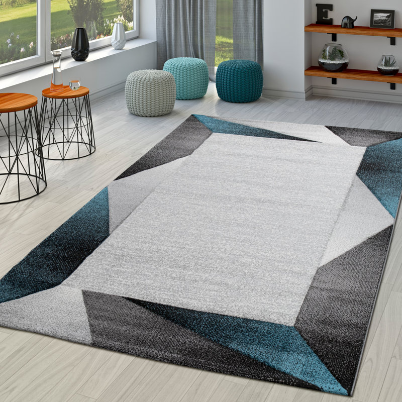 Performance Geometric Indoor Rug, Rectangle 7'10" x 10'10"