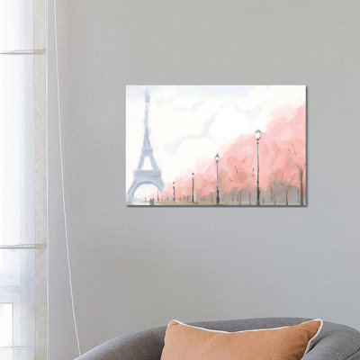 Paris Au Printemps II by Jacob Green - Wrapped Canvas Print