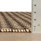 Dainty Diamond Black/Ivory Handwoven Cotton Rug