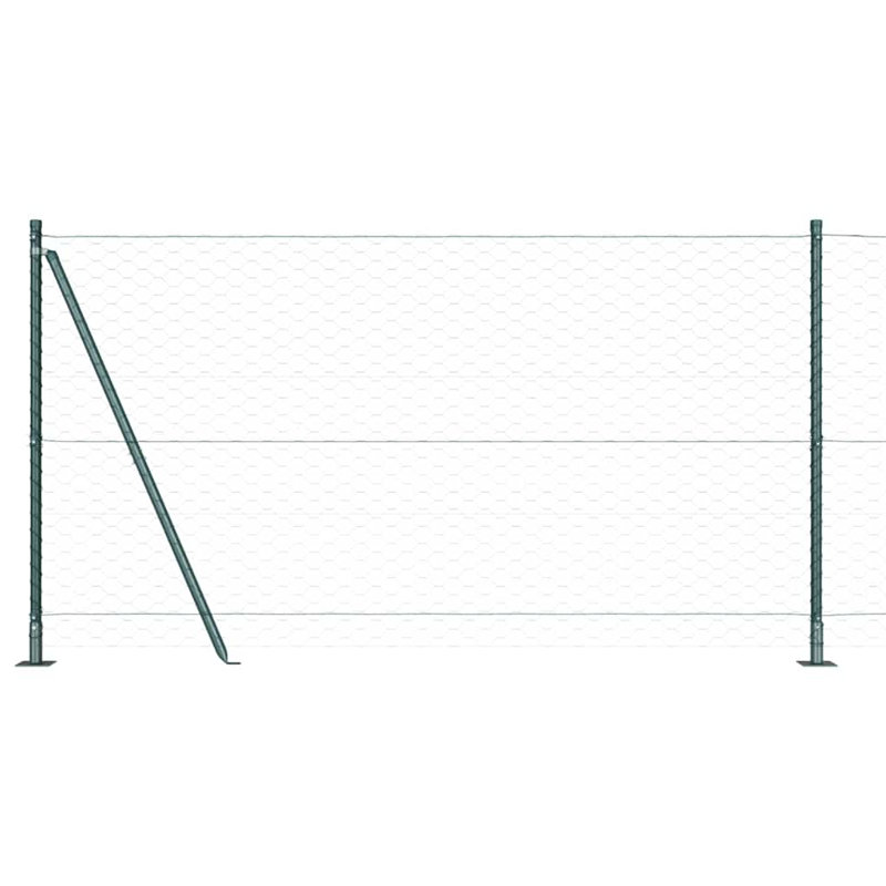 Fencing Kits Fencing, 120cm H x 2500cm W, Green