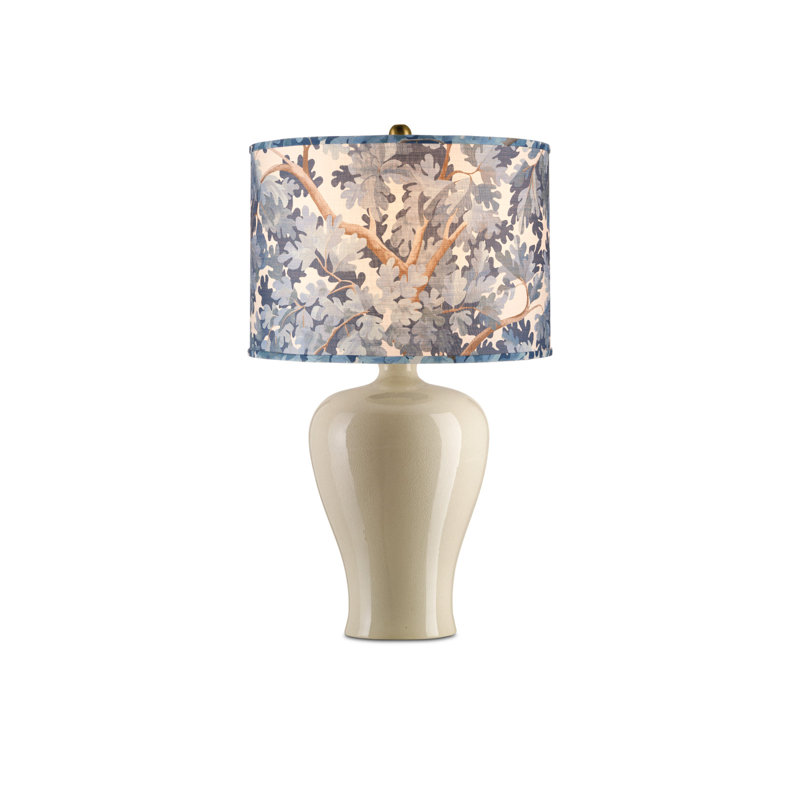Woodland Drum Lamp Shade, Blue