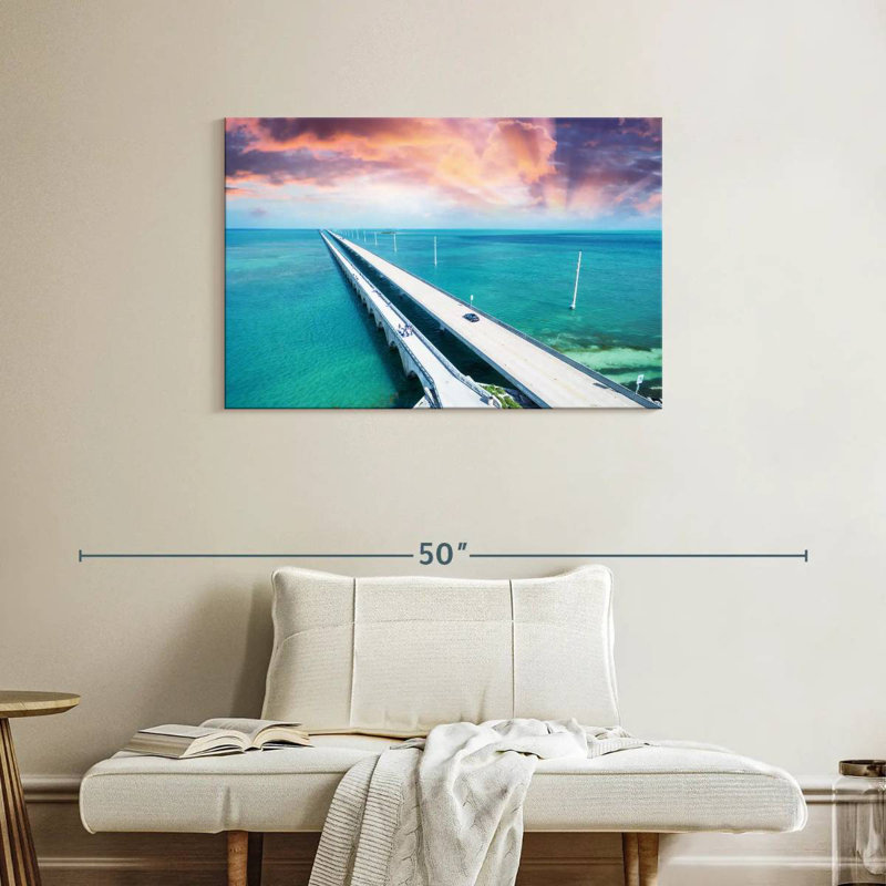Lilie Scenic Seven Mile Bridge, Floride, H 24 po x l 36 po