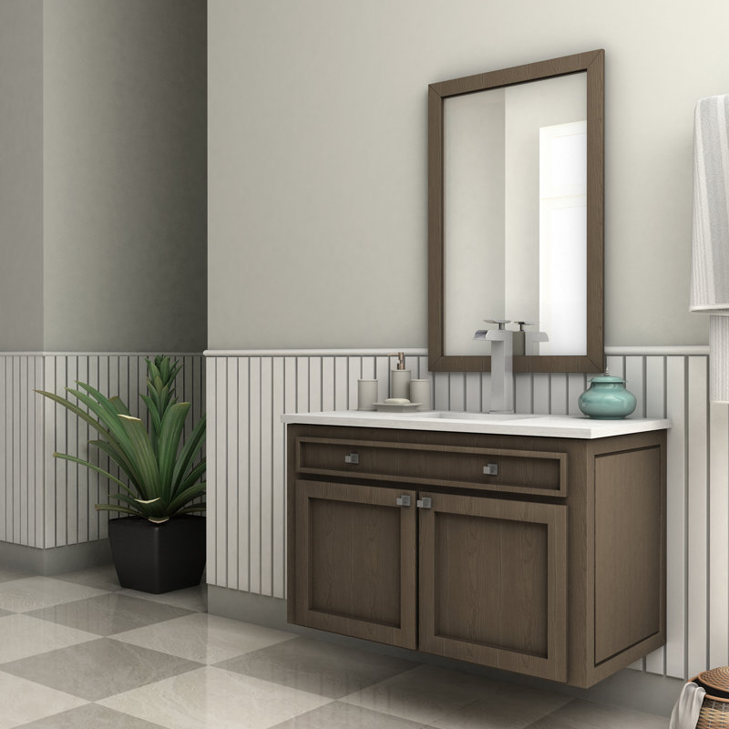 EagleFalls Single Hole Bathroom Faucet with Drain Assembly, Brushed Nickel