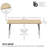 Laminate Adjustable Rectangle 6 Students Activity Table-92282642-124232041