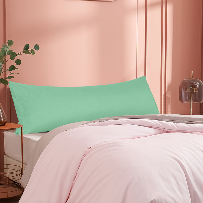 Housse de coussin pour le corps, 1800 Housse de coussin pour le corps en microfibre brossée avec fermeture à enveloppe - 20 x 54 pouces - NTBAY